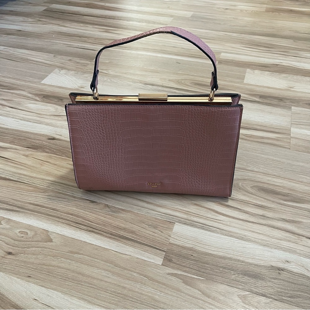 Dune London blush pink shoulder purse